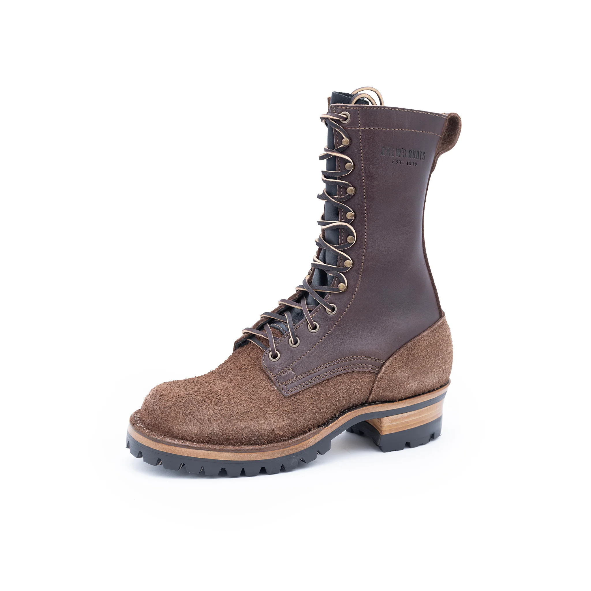Drew's 10-Inch Logger - Brown Combo - Image 5