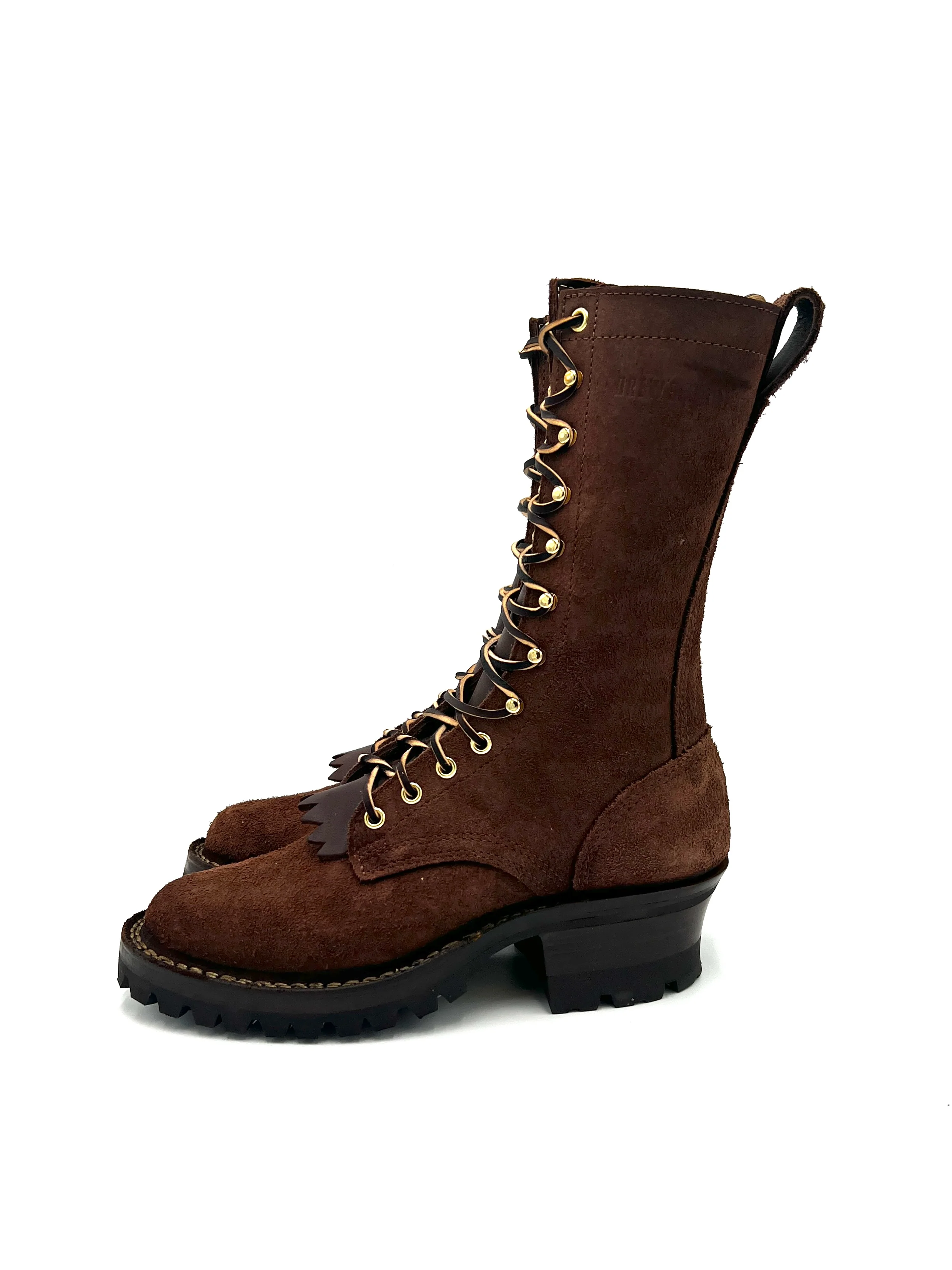 All Brown Roughout #DRA409V-BRNRO Size 6B - Image 5