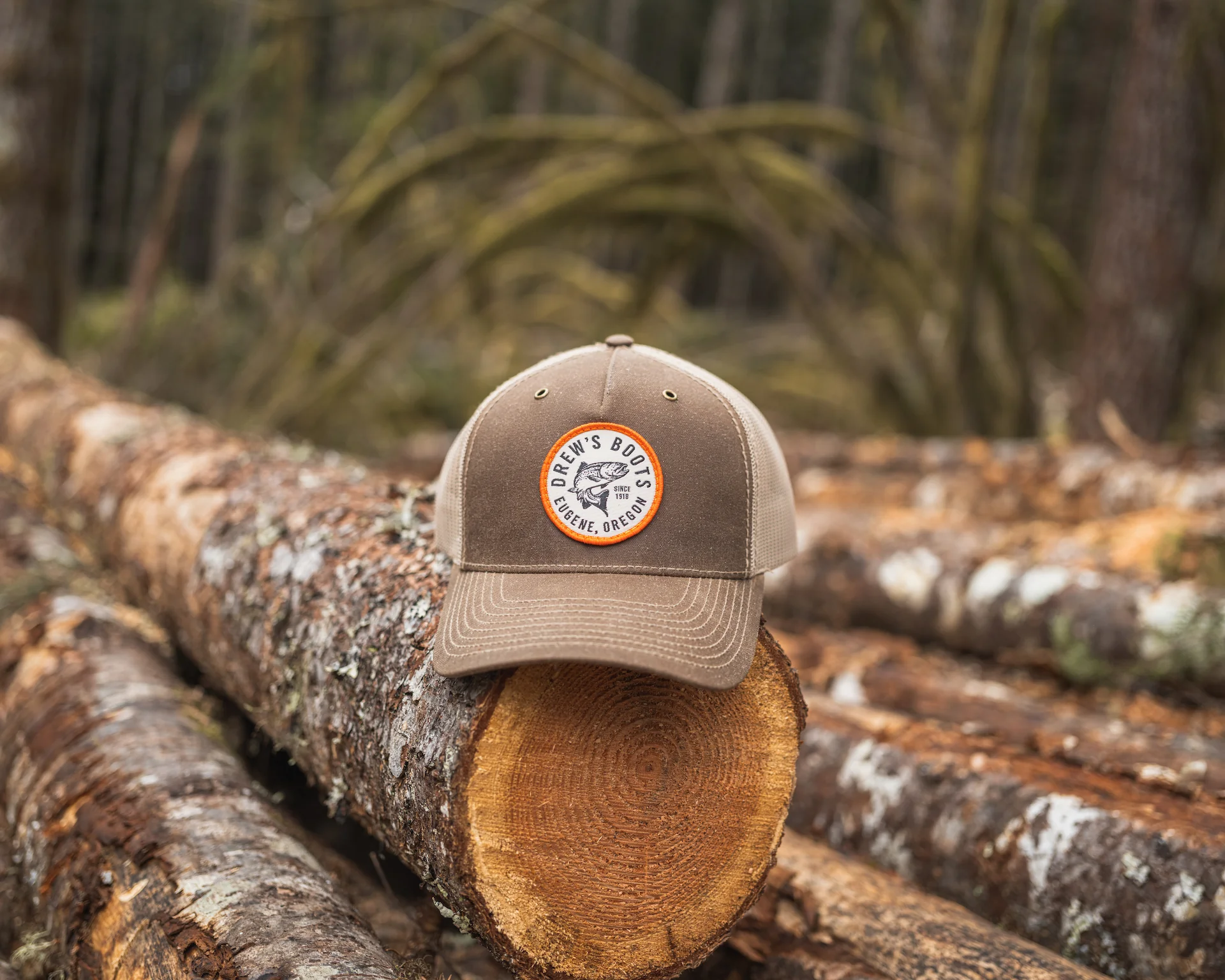 Drew’s Fish Waxed Trucker Hat - Image 5