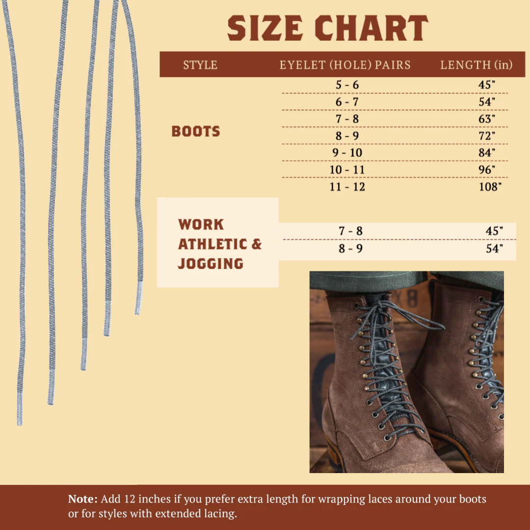 Drew’s Heavy Duty Boot Laces - Image 3